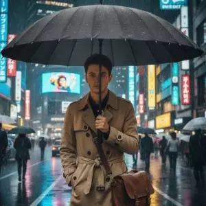 대형 장우산 3인용 방풍 자동 골프형