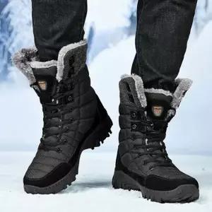 남성 방한화 패딩 부츠 겨울 오토바이