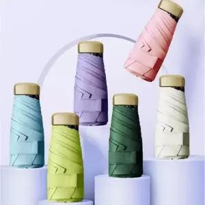 초미니 양우산 경량 휴대용 우산 5단