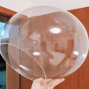아크릴볼 대형 투명 파티 소품 원형 캡슐 장식 투명볼 꽃다발 파티소품 구경 포장 샐러드