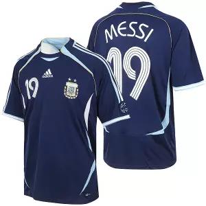 아디다스 아르헨티나 2006 리메이크 어웨이 저지 유니폼 MESSI 19 마킹 (JN3709)
