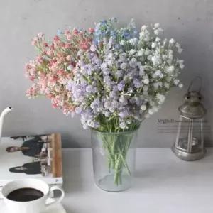 인테리어 꽃 안개 화분 조화 홈데코