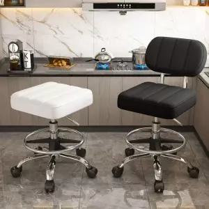 낮은의자 높이조절 회전 바의자 등받이 북유럽 바체어 미용실 프론트 뷰티샵