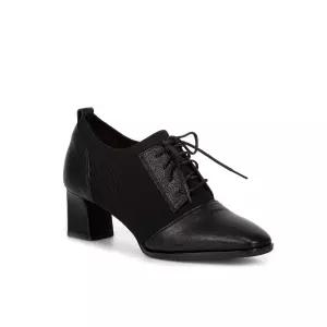 닥스 여성구두 세미캐쥬얼 5cm 스트레치 옥스포드화 DLF224 블랙 YKY110 QKM582