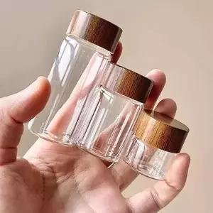 원형 미니 소분 유리병 공병 20ml 조미료수납 휴대용공병 투명용기