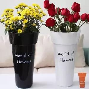 대형 빈 화분 보관 진열대 꽂집 바구니 플라스틱