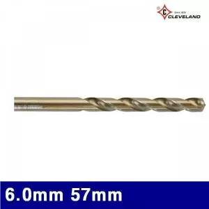 BS 클리브랜드 3442517 코발트드릴 6.0mm 57mm 93mm (통(10EA))