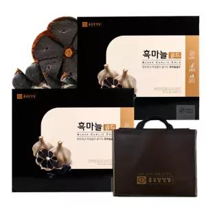 80ml 흑마늘 x 쇼핑백포함 60포 2박스 골드