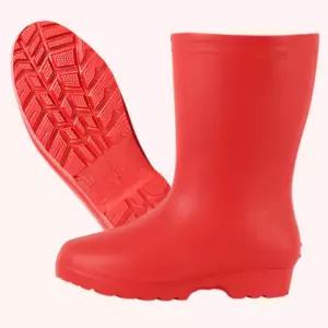 청소용 방수 미끄럼방지 긴목 고무 통장화 농업 작업용 업무용 어업 기능화 수산업