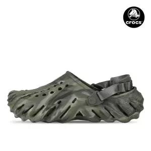 [크록스] 에코 마블드 클로그 샌들 더스티 올리브 208454-3N4