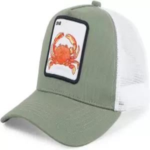 게야누오 남성 트럭 운전사 모자 메쉬 스냅백 동물 야구 남녀 공용 러닝 스포츠 캡 여성 남성용