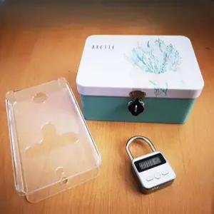 타이머자물쇠 핸드폰감옥 잠금장치 스마트폰 금욕상자 휴대폰잠금 잠금