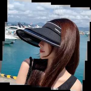 휴대용썬캡 경량 자외선 차단 모자 야외활동 여행용 여성 남성 UV 보호 여름용 액세서리