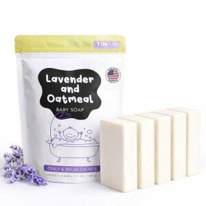 민감성 를 위한 티노크 비누 오일 향 인공 편안한 목욕 없음 성분만 5가지 천연 SLS 라벤더 비건 6가지