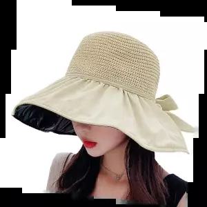 플로피햇 여름용 세련된 여성용 햇모자 자외선 차단 패션 액세서리