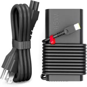 Lenovo 씽크패드/요가/크롬북 컴퓨터 타입 C 고속 충전 전원 코드 AC 어댑터와 호환되는 WZXHU 2026 슬림