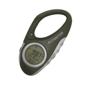 sosoport 하이킹용 날씨 기압계 고도계 휴대용 디자인 카라비너 온도계