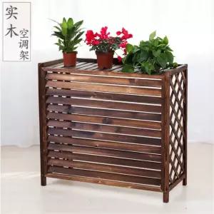 원목 에어컨 실외기 에어컨실외기가리개 베란다 커버 야외