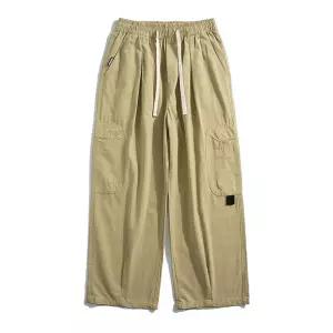 아이언하트 팬츠 캐주얼 남성용 남자 베이직 작업복 긴 봄가을 멜란지 스트레이트팬츠 카고 KKE1