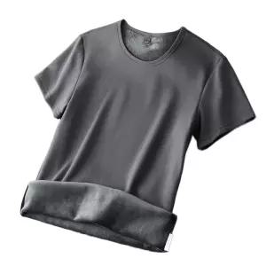 히트텍 반팔 내의 두꺼운 발열 라운드넥 보온 빅사이즈