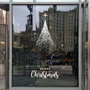 꾸미기 시트지 카페 정전기 스티커 창문 윈도우 유리창 데코 트리 대형