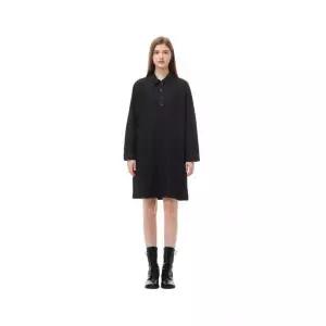 플라스틱아일랜드 [본사직영] 반오픈카라 데님 원피스 PP3DO901