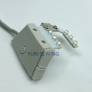 4와이어 산업용 재봉틀 액세서리가있는 ZOJE JACK lockstitch 자동 용 LED 조명 U 자형 역 바늘