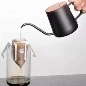 드립커피 카페 커피드립포트 액세서리 핸들리스 구리 브루잉 티포트 커피포트 절연 소형 주전자