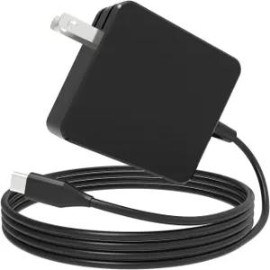 EAOYHGB 65W USB C 노트북 충전기 Asus Zenbook 14 및 Microsoft Surface Pro X와 호환 PD3.0 타입 고속