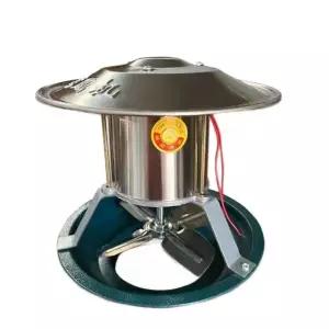 강력 굴뚝 배기팬 배출기 연통 환기 벤츄레이터 흡연 화목난로 구리 80W 소형 직경 11