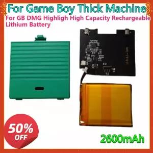 호환  교체 2600mAH GB DMG Highligh 게임 보이 두꺼운 용 고용량 리튬 배터리
