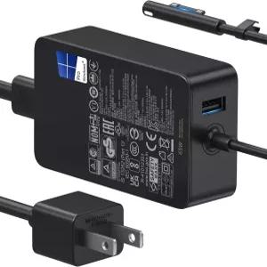 Microsoft Surface Charger 65W Pro 노트북 11 10 9 8 7 7+6 5 4 3 X Windows 6 2 1 Studio i5 Go 태블릿