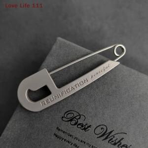 트렌디한 대형 옷핀  금속 맥세이프핀  청바지  드레스  스카프용 조절 가능 핀 액세서리