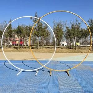 풍선 프레임 틀 소품 호텔 꽃 스탠드 원형 거치대 튜브 화이트 아치 m 링 웨