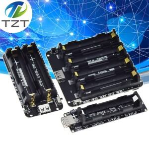 2전압 18650 리튬 배터리 쉴드 V8 모바일 전원 확장 보드 모듈 Arduino호환 ESP32 ESP8266 용 5V/3A 3V/1A