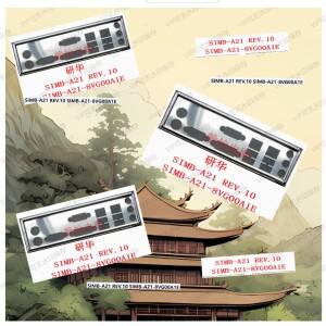 Advantech SIMB-A21 REV.10 SIMB-A21-8VG00A1E용 기존 IO 쉴드 백 플레이트 블렌드 브래킷