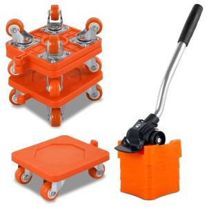 헤비 듀티 가구 리프터 이송 무버 슬라이더  롤러  360 ° 회전 휠  노동 절약형 수공구  400kg