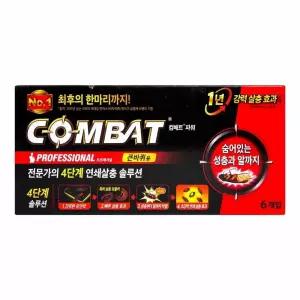 프로페셔널 패치형 파워 트랩 큰바퀴용 컴배트 잡기 약 6개입 1년 [fAD531F]