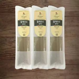 유쎌몰 수제 들깨 국수 200G X 6봉 업소용생면 콩국수용국수