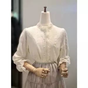 [갤러리아] ab.f.z 프릴 러블리 레이스 쉬폰 블라우스 ACA2HB31D