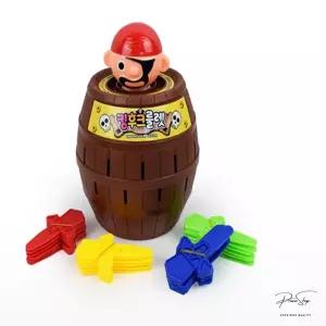 프라임샵 가족 후크 해적 선장 술통 칼꼽기 룰렛 게임