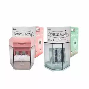 [문구/오피스] 심플 미니 2구 연필깎이 색연필깎이 수동연필깎이