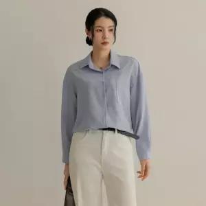 [66-120] 에츠 베이직 루즈 포켓 남방