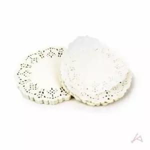 찻잔받침 꽃모양 페이퍼 일회용 티코스트 종이컵받침