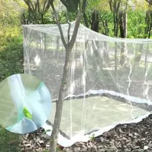 사각모기장 화이트 6인용 침대모기장텐트 거실모기장 캠핑용모기장