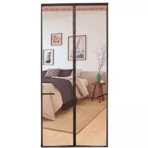 문 모기장 브라운 모기장커튼 아기모기장 문방충망