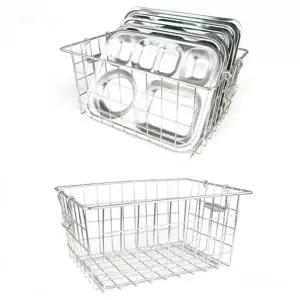 설거지용 스테인리스 식기 건조 바구니 접시 그릇 정리 보관 식판