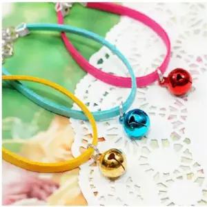 반려동물 방울 목걸이 강아지 목걸이 인식표 각인있음 색상랜덤