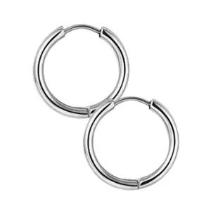 실버 링귀걸이 여자 이어링 포인트귀걸이 써지컬스틸 데일리