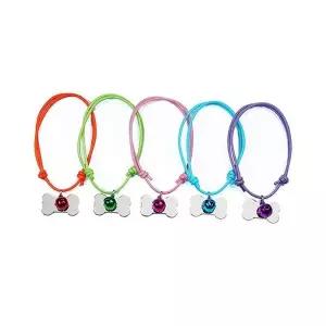 반려견 인식표 펫 오색매듭 인식표 각인있음 색상임의 강아지